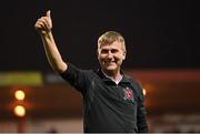 20 August 2018; Dundalk manager Stephen Kenny following the SSE Airtricity Premier Division match between Sligo Rovers and Dundalk at the Showgrounds in Sligo. Photo by Stephen McCarthy/Sportsfile