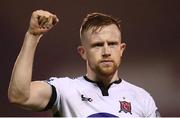 20 August 2018; Sean Hoare of Dundalk celebrates following the SSE Airtricity Premier Division match between Sligo Rovers and Dundalk at the Showgrounds in Sligo. Photo by Stephen McCarthy/Sportsfile