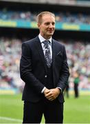 19 August 2018; Jamesie O'Connor of Clare is honoured as part of the hurling heroes of the 1990s prior to the GAA Hurling All-Ireland Senior Championship Final match between Galway and Limerick at Croke Park in Dublin. Photo by Seb Daly/Sportsfile