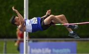 18 August 2018; Patrick Galvin of Finn Valley A.C., Co Donegal, M40, competing in the High Jump event during the Irish Life Health National Track & Field Masters Championships at Tullamore Harriers Stadium in Offaly. Photo by Piaras Ó Mídheach/Sportsfile