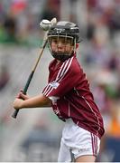 19 August 2018; Ciarán Logan, St Colmcille’s PS, Ballymena, Co Antrim, representing Galway, during the INTO Cumann na mBunscol GAA Respect Exhibition Go Games at the GAA Hurling All-Ireland Senior Championship Final match between Galway and Limerick at Croke Park in Dublin. Photo by Seb Daly/Sportsfile