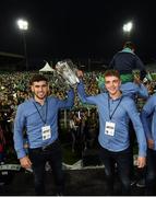 20 August 2018; William O'Meara and David Reidy with the Liam MacCarthy cup during the Limerick All-Ireland Hurling Winning team homecoming at the Gaelic Grounds in Limerick. Photo by Diarmuid Greene/Sportsfile
