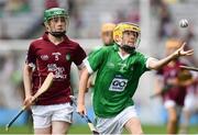 19 August 2018; Eoghan Durkan, Corballa NS, Corballa, Co Sligo, representing Limerick, during the INTO Cumann na mBunscol GAA Respect Exhibition Go Games at the GAA Hurling All-Ireland Senior Championship Final match between Galway and Limerick at Croke Park in Dublin. Photo by Seb Daly/Sportsfile