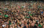 20 August 2018; Limerick supporters during the Limerick All-Ireland Hurling Winning team homecoming at the Gaelic Grounds in Limerick. Photo by Diarmuid Greene/Sportsfile