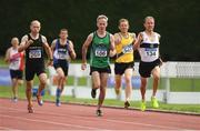 18 August 2018; Competitors in the 800m event during the Irish Life Health National Track & Field Masters Championships at Tullamore Harriers Stadium in Offaly. Photo by Piaras Ó Mídheach/Sportsfile