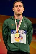 21 August 2018; Jason Smyth of Ireland celebrates after winning gold in the Men's T13 200m's during the 2018 World Para Athletics European Championships at Friedrich-Ludwig-Jahn-Sportpark in Berlin, Germany. Photo by Luc Percival/Sportsfile