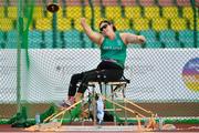 21 August 2018; Orla Barry of Ireland competing in the Women's F57 Discus during the 2018 World Para Athletics European Championships at Friedrich-Ludwig-Jahn-Sportpark in Berlin, Germany. Photo by Luc Percival/Sportsfile
