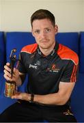 22 August 2018; Peter Duggan of Clare and Conor McManus of Monaghan have been voted as PwC GAA/GPA Players of the Month for July in hurling and football respectively. Pictured is Conor McManus of Monaghan with his PwC GAA/GPA Player of the Month Award at a reception in PwC Offices, Dublin. Photo by Sam Barnes/Sportsfile