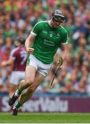 19 August 2018; Declan Hannon of Limerick celebrates scoring a point during the GAA Hurling All-Ireland Senior Championship Final match between Galway and Limerick at Croke Park in Dublin.  Photo by Piaras Ó Mídheach/Sportsfile