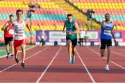 22 August 2018; Paul Keogan of Ireland, centre, competing in the T37, 200m during the 2018 World Para Athletics European Championships at Friedrich-Ludwig-Jahn-Sportpark in Berlin, Germany. Photo by Luc Percival/Sportsfile