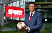 23 August 2018; Niall Quinn, Keith Andrews, Brian Kerr, Graeme Souness and Kevin Kilbane have been announced on the expert commentary team for Virgin Media Sport, the new home of European football in Ireland. Launching on 18th September, viewers can expect exclusive, award winning Irish analysis and commentary on every single match in the upcoming UEFA Champions League and Europa League - the most watched competitive club football in the world. Virgin Media Sport will be available to all Virgin Media TV customers at no extra cost.” Pictured at the launch is Niall Quinn. Photo by Brendan Moran/Sportsfile