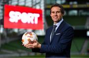 23 August 2018; Niall Quinn, Keith Andrews, Brian Kerr, Graeme Souness and Kevin Kilbane have been announced on the expert commentary team for Virgin Media Sport, the new home of European football in Ireland. Launching on 18th September, viewers can expect exclusive, award winning Irish analysis and commentary on every single match in the upcoming UEFA Champions League and Europa League - the most watched competitive club football in the world. Virgin Media Sport will be available to all Virgin Media TV customers at no extra cost.” Pictured at the launch is Kevin Kilbane. Photo by Brendan Moran/Sportsfile