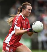 18 August 2018; Slaine McCarroll of Tyrone during the 2018 TG4 All-Ireland Ladies Intermediate Football Championship semi-final match between Sligo and Tyrone at Fr. Tierney Park in Donegal. Photo by Oliver McVeigh/Sportsfile