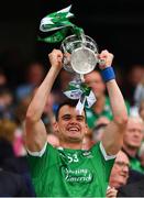 19 August 2018; Paddy O'Loughlin Limerick lift the Liam MacCarthy Cup following the GAA Hurling All-Ireland Senior Championship Final match between Galway and Limerick at Croke Park in Dublin.  Photo by Seb Daly/Sportsfile