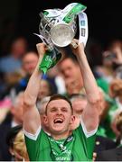 19 August 2018; David Dempsey of Limerick lifts the Liam MacCarthy Cup following the GAA Hurling All-Ireland Senior Championship Final match between Galway and Limerick at Croke Park in Dublin.  Photo by Seb Daly/Sportsfile