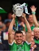 19 August 2018; Barry O'Connell of Limerick lifts the Liam MacCarthy Cup following the GAA Hurling All-Ireland Senior Championship Final match between Galway and Limerick at Croke Park in Dublin.  Photo by Seb Daly/Sportsfile