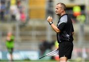 12 August 2018; Linesman Brendan Cawley during the Electric Ireland GAA Football All-Ireland Minor Championship semi-final match between Kerry and Monaghan at Croke Park in Dublin. Photo by Piaras Ó Mídheach/Sportsfile