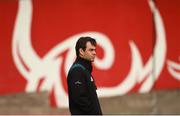24 August 2018; Munster head coach Johann van Graan prior to the Keary's Renault Pre-season Friendly match between Munster and Exeter Chiefs at Irish Independent Park in Cork. Photo by Diarmuid Greene/Sportsfile