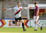 24 August 2018; Darragh Leahy of Bohemians celebrates after scoring his side's first goal during the Irish Daily Mail FAI Cup Second Round match between Galway United and Bohemians at Eamonn Deacy Park, in Galway. Photo by Matt Browne/Sportsfile