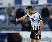 24 August 2018; Ronan Murray of Dundalk celebrates after scoring his side's first goal during the Irish Daily Mail FAI Cup Second Round match between Dundalk and Finn Harps at Oriel Park, in Dundalk, Co Louth. Photo by Seb Daly/Sportsfile