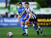 24 August 2018; Patrick McEleney of Dundalk in action against Mark Coyle of Finn Harps during the Irish Daily Mail FAI Cup Second Round match between Dundalk and Finn Harps at Oriel Park, in Dundalk, Co Louth. Photo by Seb Daly/Sportsfile