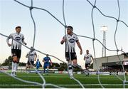 24 August 2018; Ronan Murray of Dundalk, right, celebrates after scoring his side's second goal during the Irish Daily Mail FAI Cup Second Round match between Dundalk and Finn Harps at Oriel Park, in Dundalk, Co Louth. Photo by Seb Daly/Sportsfile