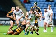 24 August 2018; Nick Timoney of Ulster is tackled by Billy Searle, left, and Ton Young of Wasps during the Pre-Season Friendly match between Wasps and Ulster at the Ricoh Arena in Coventry, England. Photo by John Dickson/Sportsfile
