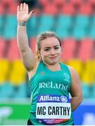 26 August 2018; Niamh McCarthy of Ireland prior to competing in the F41 Discus during the 2018 World Para Athletics European Championships at Friedrich-Ludwig-Jahn-Sportpark in Berlin, Germany. Photo by Luc Percival/Sportsfile