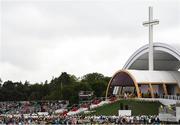 26 August 2018; Pope Francis celebrates mass during the closing mass of his Ireland visit at the Phoenix Park in Dublin. Photo by Stephen McCarthy/Sportsfile