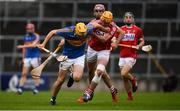 26 August 2018; Mark Kehoe of Tipperary in action against Declan Dalton of Cork during the Bord Gais Energy GAA Hurling All-Ireland U21 Championship Final match between Cork and Tipperary at the Gaelic Grounds in Limerick. Photo by Sam Barnes/Sportsfile