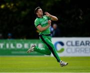 27 August 2018; Peter Chase of Ireland during the One Day International match between Ireland and Afghanistan at Stormont Cricket Ground, Belfast, Co. Antrim. Photo by Seb Daly/Sportsfile