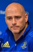 27 August 2018; Backs coach Felipe Contepomi during a Leinster Rugby press conference at Leinster Rugby Headquarters in Dublin. Photo by Ramsey Cardy/Sportsfile