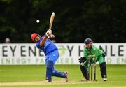 27 August 2018; Asghar Afghan of Afghanistan during the One Day International match between Ireland and Afghanistan at Stormont Cricket Ground, Belfast, Co. Antrim. Photo by Seb Daly/Sportsfile