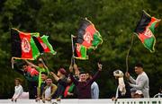 27 August 2018; Afghanistan supporters during the One Day International match between Ireland and Afghanistan at Stormont Cricket Ground, Belfast, Co. Antrim. Photo by Seb Daly/Sportsfile