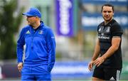 27 August 2018; James Lowe, right, and Backs coach Felipe Contepomi during Leinster Rugby squad training at Energia Park in Donnybrook, Dublin. Photo by Ramsey Cardy/Sportsfile