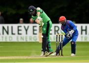 27 August 2018; Andrew Balbirnie of Ireland and Shafiqullah Shafaq of Afghanistan in action during the One Day International match between Ireland and Afghanistan at Stormont Cricket Ground, Belfast, Co. Antrim. Photo by Seb Daly/Sportsfile