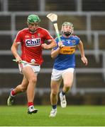 26 August 2018; Robbie O’Flynn of Cork in action against Robert Byrne of Tipperary during the Bord Gais Energy GAA Hurling All-Ireland U21 Championship Final match between Cork and Tipperary at the Gaelic Grounds in Limerick. Photo by Piaras Ó Mídheach/Sportsfile