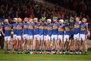 26 August 2018; The Tipperary team ahead of the Bord Gais Energy GAA Hurling All-Ireland U21 Championship Final match between Cork and Tipperary at the Gaelic Grounds in Limerick. Photo by Sam Barnes/Sportsfile