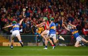 26 August 2018; Robbie O'Flynn of Cork scores a late point despite the efforts of the Tipperary defence during the Bord Gais Energy GAA Hurling All-Ireland U21 Championship Final match between Cork and Tipperary at the Gaelic Grounds in Limerick. Photo by Sam Barnes/Sportsfile