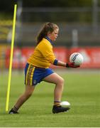 25 August 2018; LGFA Half-time Mini Games at TG4 All-Ireland Ladies Football Intermediate Championship Semi-Final match between Meath and Roscommon at Dr Hyde Park in Roscommon. Photo by Piaras Ó Mídheach/Sportsfile