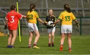 25 August 2018; LGFA Half-time Mini Games at TG4 All-Ireland Ladies Football Senior Championship Semi-Final match between Cork and Donegal at Dr Hyde Park in Roscommon. Photo by Piaras Ó Mídheach/Sportsfile