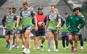 28 August 2018; Head coach Andy Friend, centre, during Connacht Rugby squad training at the Sportsground in Galway. Photo by Sam Barnes/Sportsfile