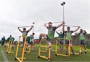 28 August 2018; Shane Delahunt, centre, during Connacht Rugby squad training at the Sportsground in Galway. Photo by Sam Barnes/Sportsfile