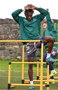 28 August 2018; Niyi Adeolokun during Connacht Rugby squad training at the Sportsground in Galway. Photo by Sam Barnes/Sportsfile