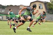 28 August 2018; Ultan Dillane during Connacht Rugby squad training at the Sportsground in Galway. Photo by Sam Barnes/Sportsfile