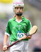 19 August 2018; Annie Fitzpatrick, St. Joseph’s PS, Madden, Armagh, representing Limerick, , during the INTO Cumann na mBunscol GAA Respect Exhibition Go Games at the GAA Hurling All-Ireland Senior Championship Final match between Galway and Limerick at Croke Park in Dublin. Photo by Eóin Noonan/Sportsfile