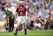 19 August 2018; Ciara Connolly, Aughrim NS, Aughrim, Co Wicklow, representing Galway, during the INTO Cumann na mBunscol GAA Respect Exhibition Go Games at the GAA Hurling All-Ireland Senior Championship Final match between Galway and Limerick at Croke Park in Dublin. Photo by Eóin Noonan/Sportsfile