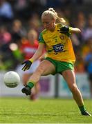 25 August 2018; Treasa Doherty of Donegal during the TG4 All-Ireland Ladies Football Senior Championship Semi-Final match between Cork and Donegal at Dr Hyde Park in Roscommon. Photo by Piaras Ó Mídheach/Sportsfile