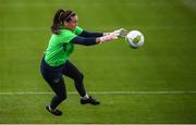 28 August 2018; Goalkeeper Amanda Budden during Republic of Ireland training at the FAI National Training Centre in Abbotstown, Dublin. Photo by Stephen McCarthy/Sportsfile
