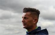 28 August 2018; Republic of Ireland head coach Colin Bell speaks to media prior to squad training at the FAI National Training Centre in Abbotstown, Dublin. Photo by Stephen McCarthy/Sportsfile